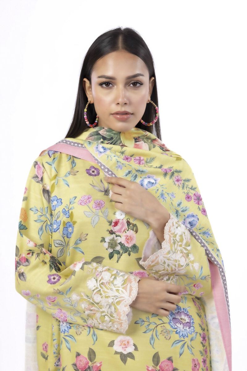 Embroidered | Blended Khaddar | Tailored 3 Piece | USD 60.00