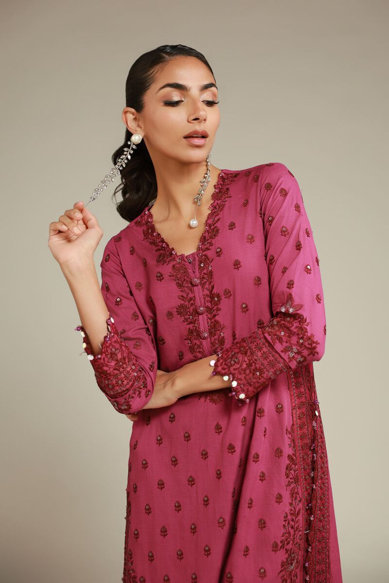 Embroidered | Raw Silk | Kurta | USD 80.00