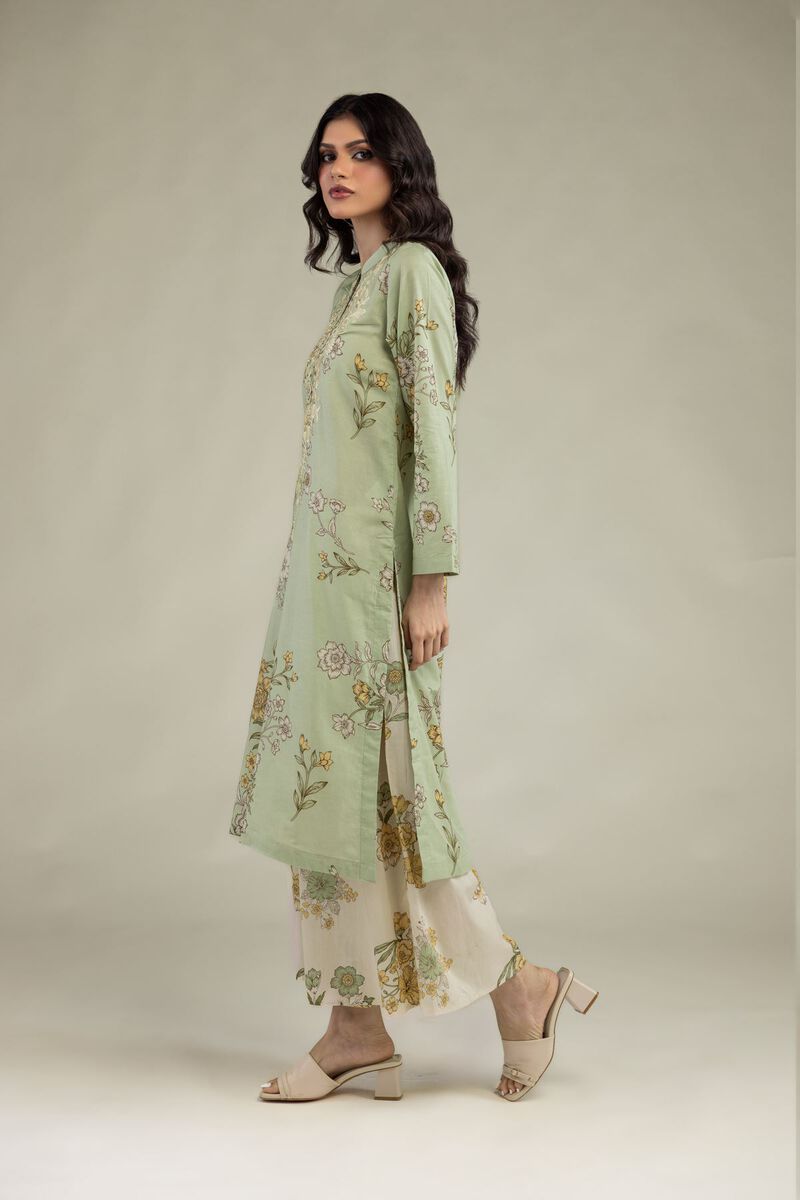 Embroidered | Lawn | Lawn Floral Kurta | USD 40.00
