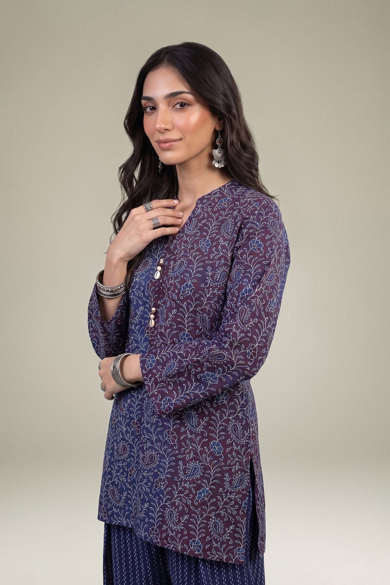 Printed | Light Khaddar | Short Printed Kurta | USD 35.00