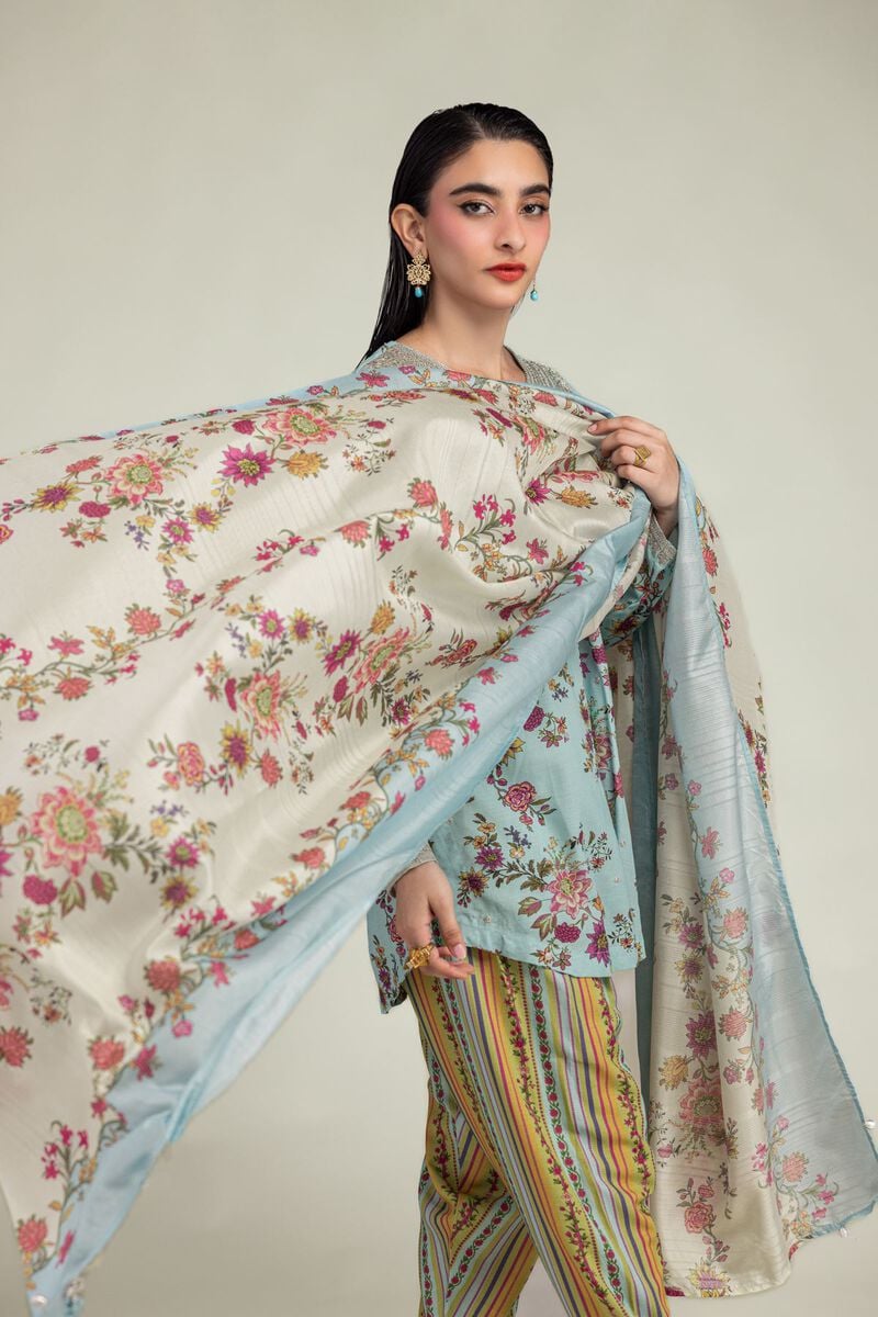 Embroidered | Mesuri | Floral Mesuri Dupatta | USD 35.00