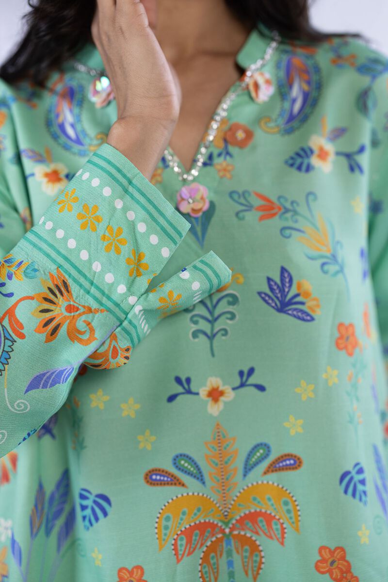 Printed | Thai Silk | Kurta | USD 22.50