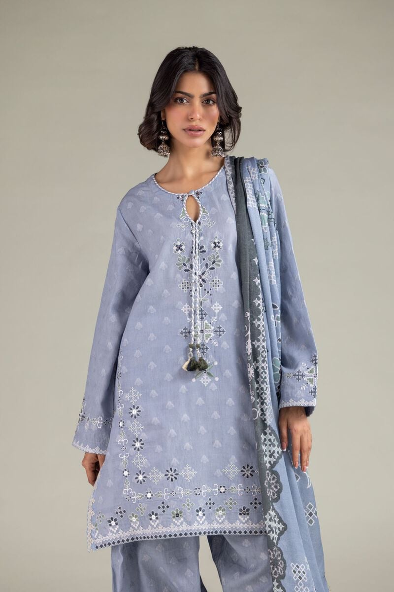 Embroidered | Broshia | Tailored 3 Piece | USD 80.00