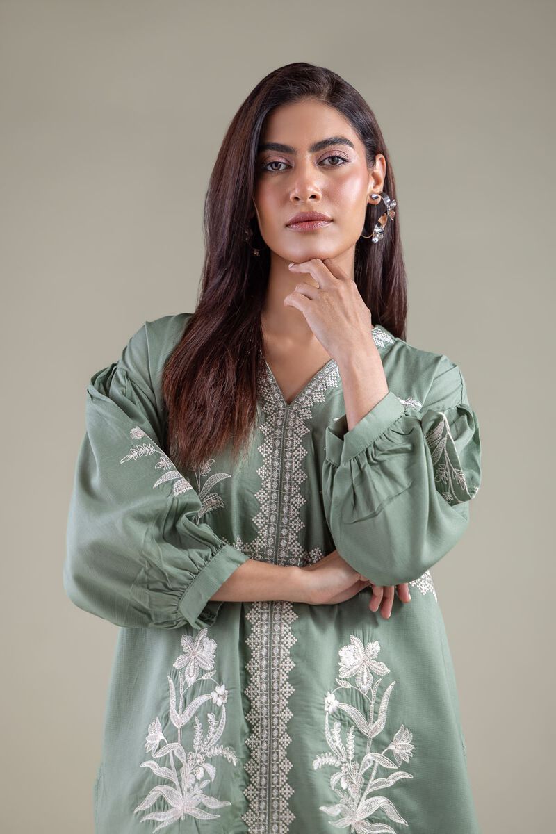 Embroidered | Textured Weave | Blouse | USD 40.00