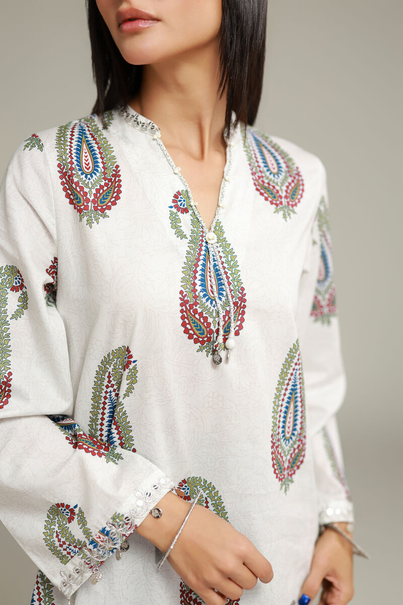 Embroidered | Cambric | Long Cambric Kurta | USD 35.00