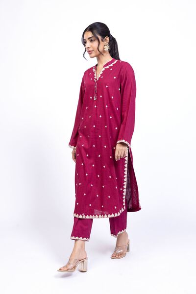 Embroidered | Heavy Textured Cotton | Kurta | USD 35.00