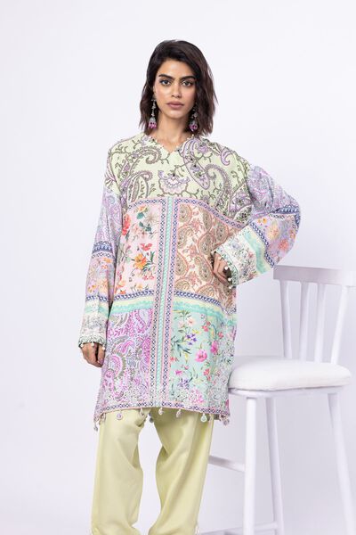 Embroidered | Viscose Oak Silk | Kurta | USD 75.00