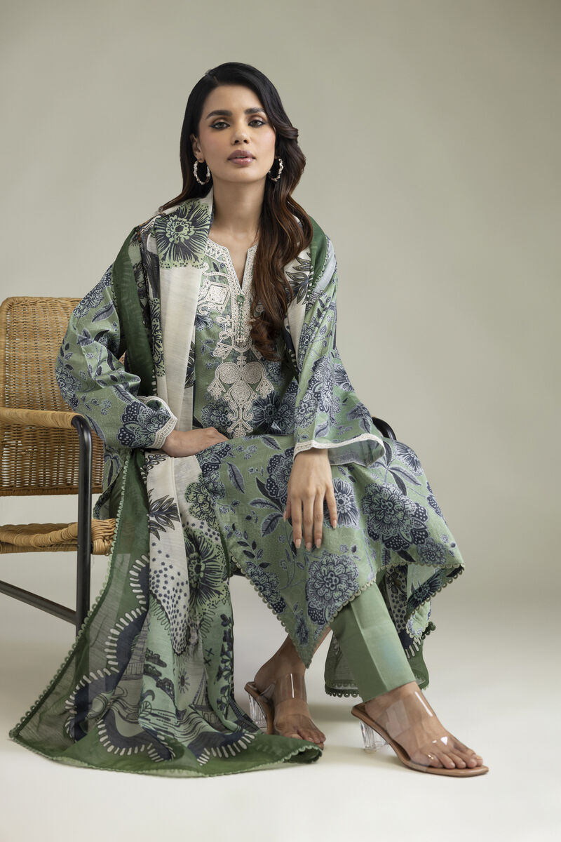 Embroidered | Lawn | Lawn 3-Piece Tailored | USD 80.00