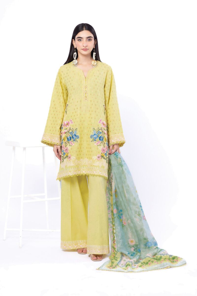 Dyed | Jacquard | Tailored 3 Piece | USD 85.00