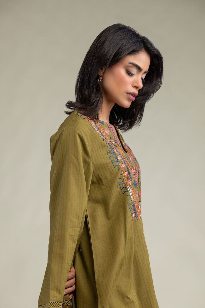 Embroidered | Cotton Dobby | Cotton Dobby Kurta | USD 40.00