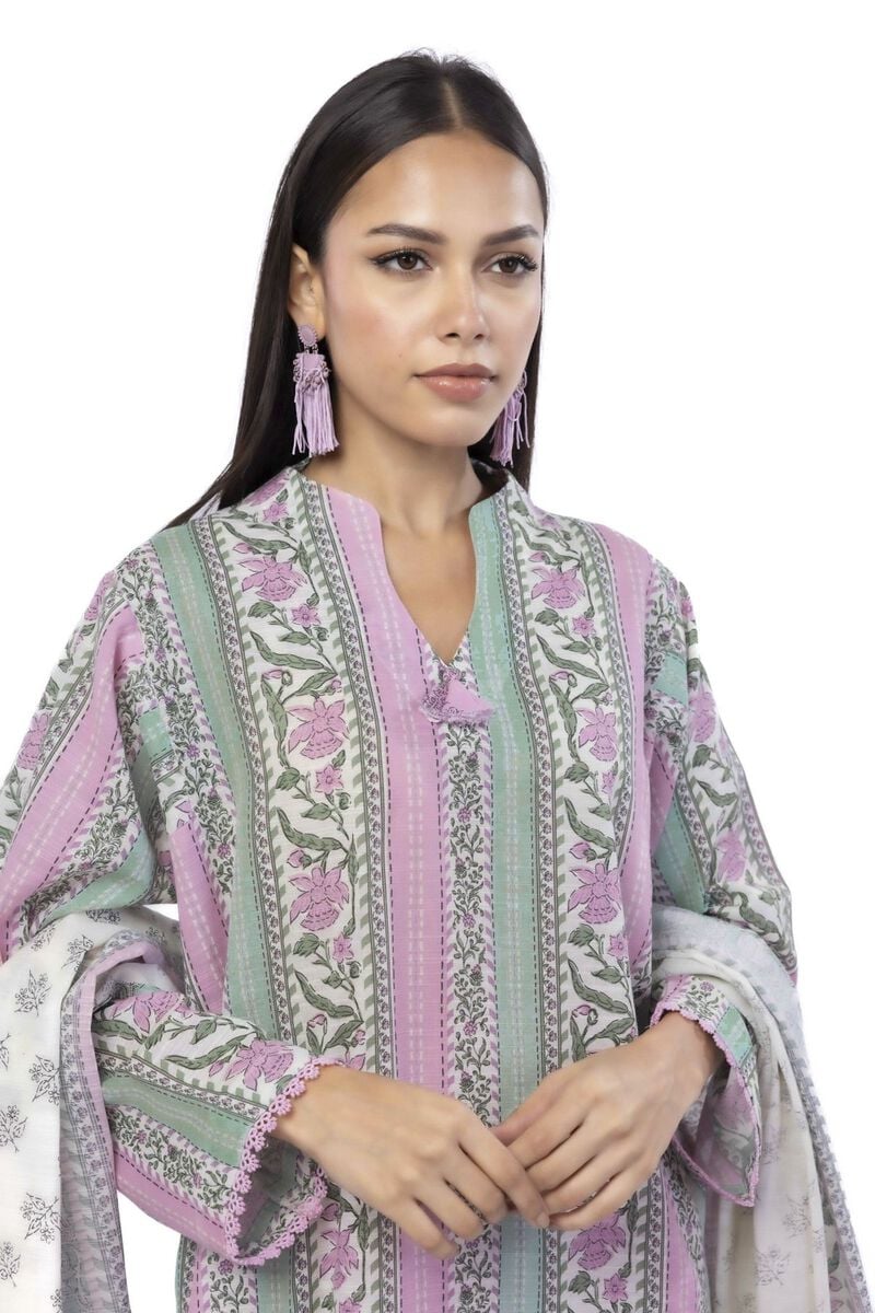 Printed | Khaddar | Tailored 3 Piece | USD 22.50