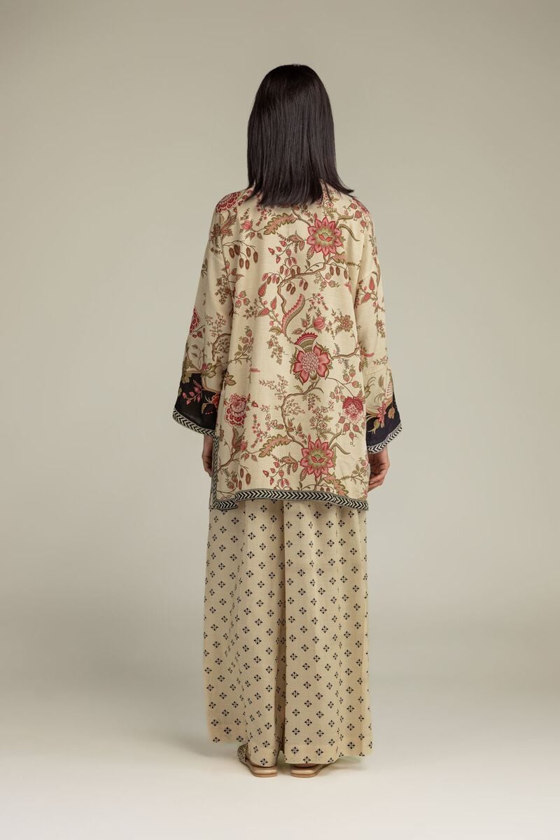 Printed | Raw Silk | Floral Silk Kurta | USD 40.00