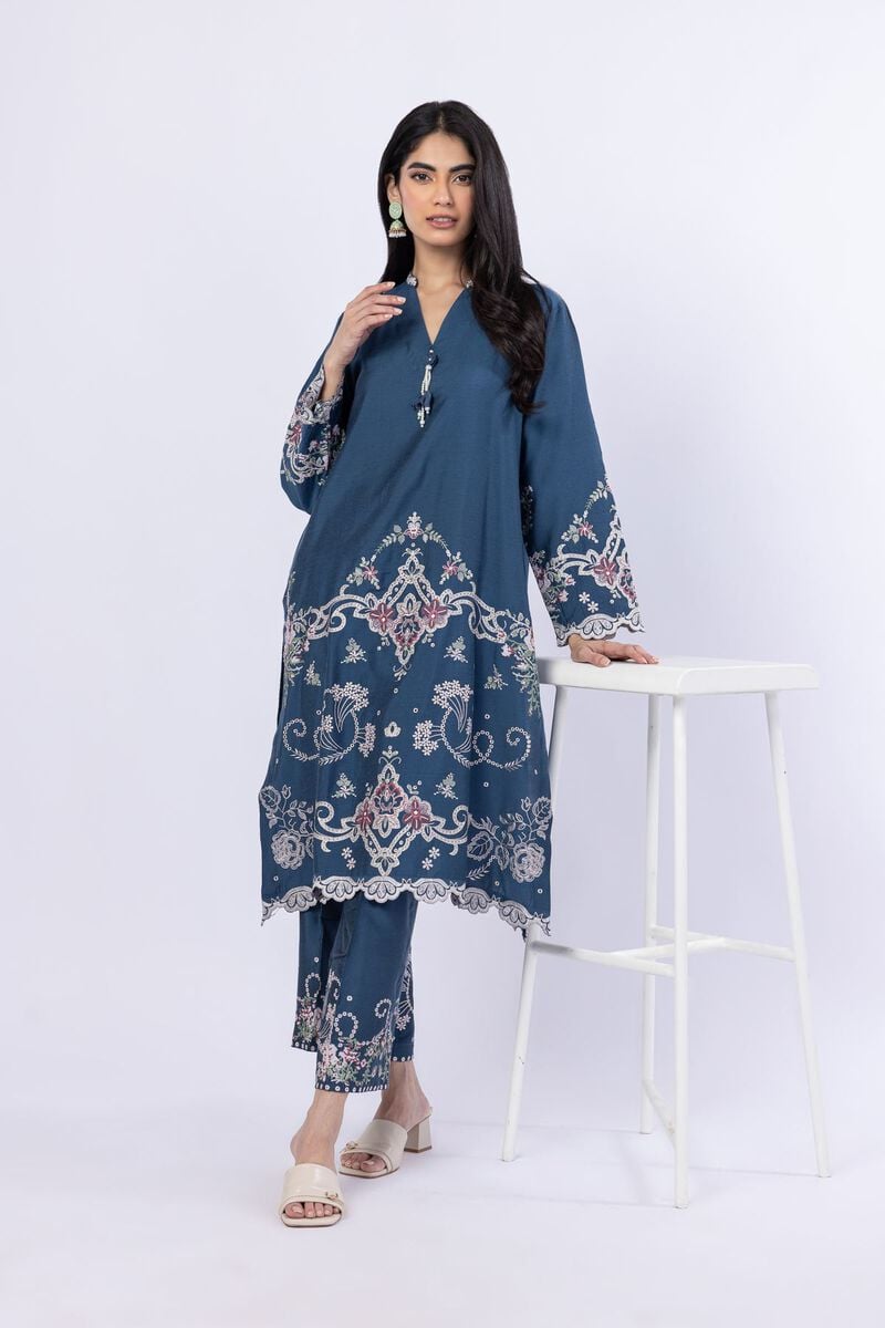 Embroidered | Raw Silk | Kurta | USD 25.00