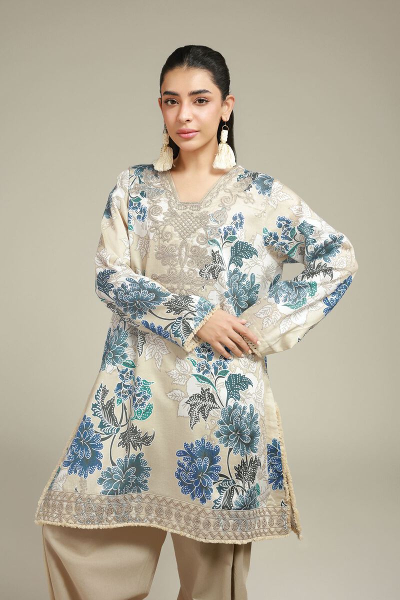 Embroidered | Satin | Tailored 2 Piece | Top and Bottom | USD 60.00