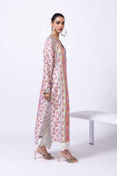 Embroidered | Viscose Oak Silk | Pants | USD 25.00