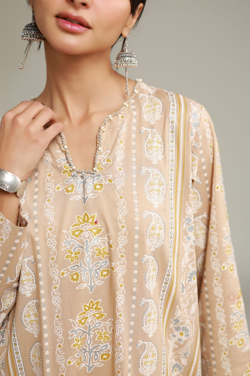 Printed | Cambric | Floral Longline Kurta | USD 35.00