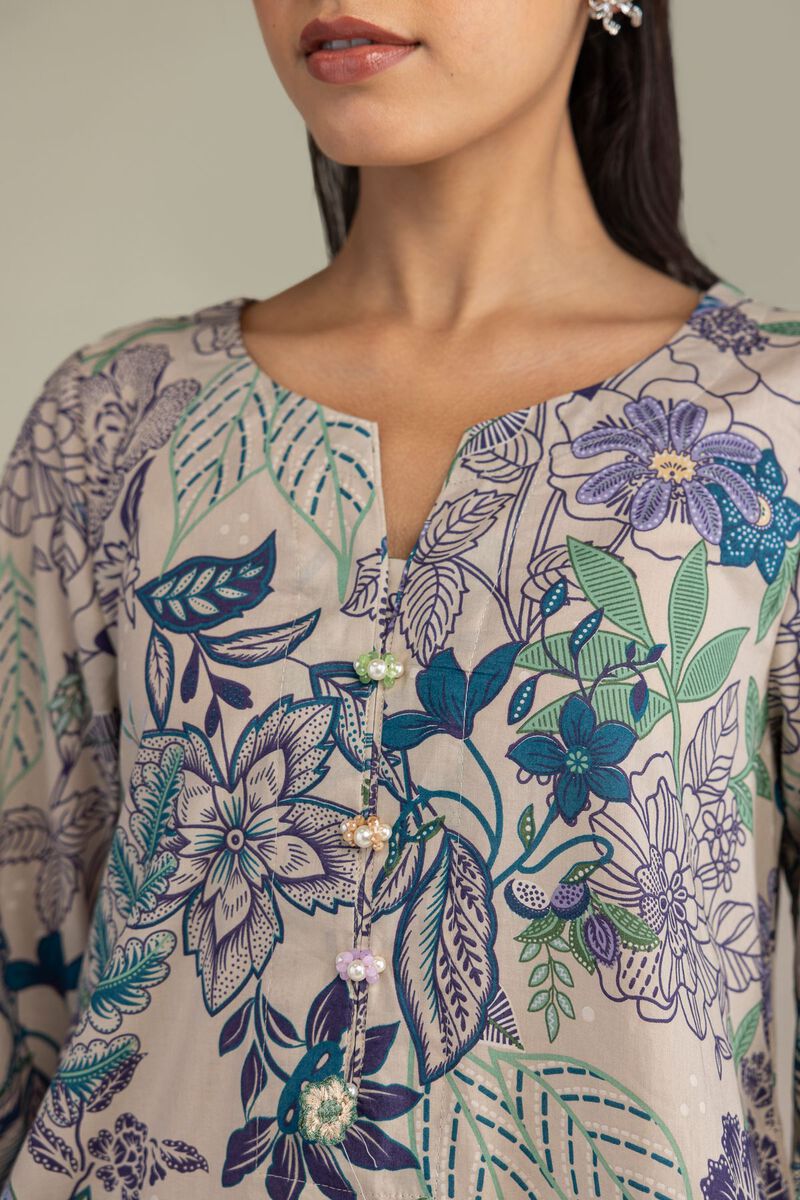 Printed | Cambric | Long Cambric Kurta | USD 35.00
