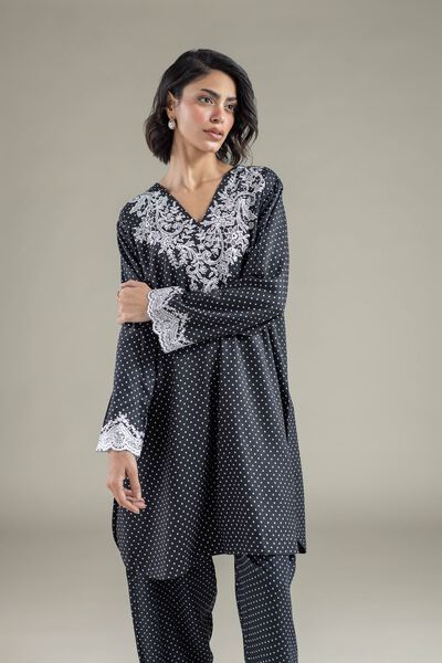 Embroidered | Marina | Polka Dot Kurta | USD 30.00