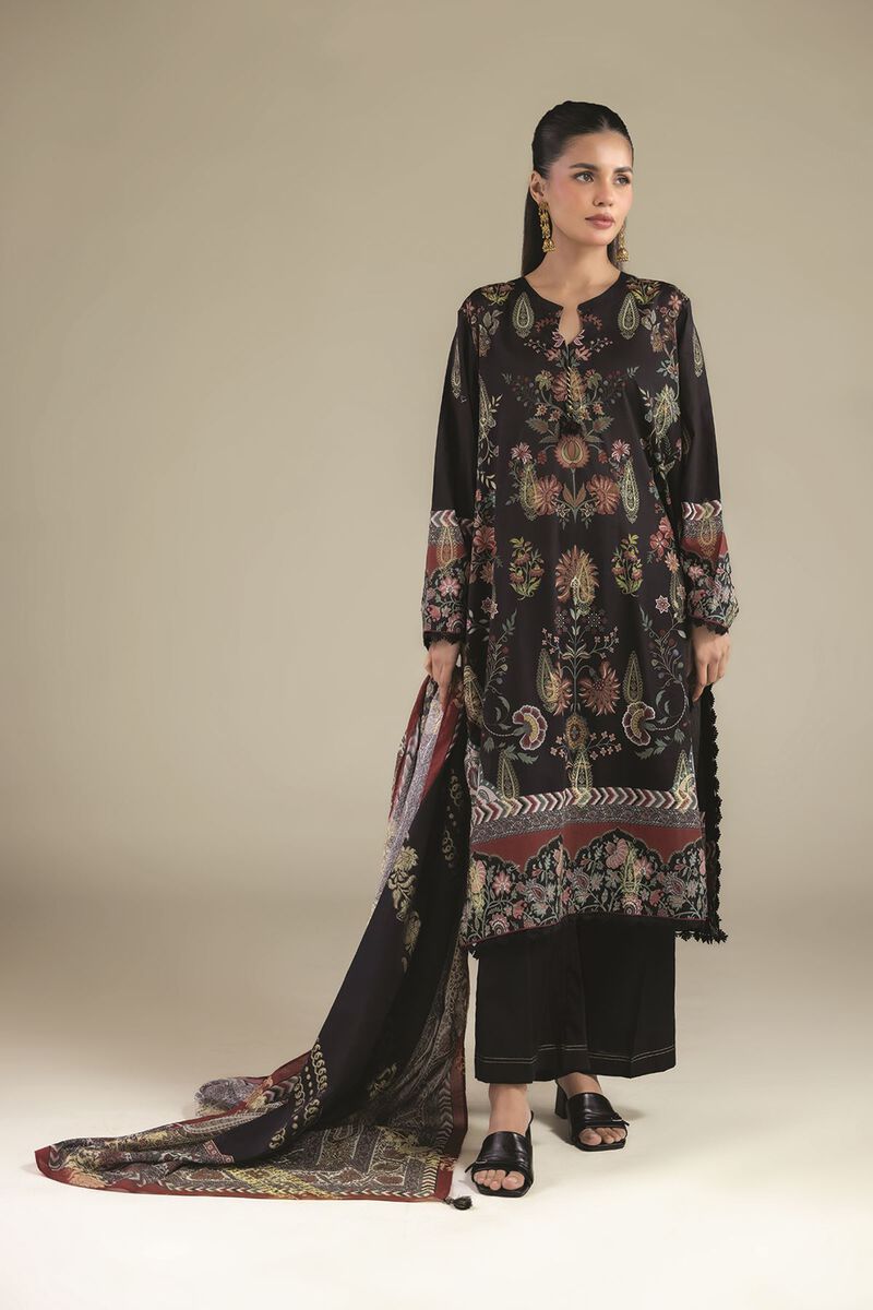 Printed | Jacquard | Floral Tailored 3-Piece | USD 65.00