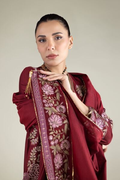 Embroidered | Cotton Net | Dupatta | USD 35.00