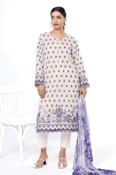 Embroidered | Dobby | Fabrics 3 Piece | USD 21.00