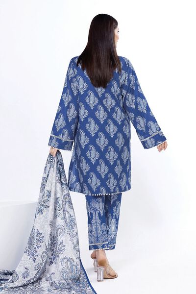 Printed | Slub Lawn | Fabrics 3 Piece | USD 20.00