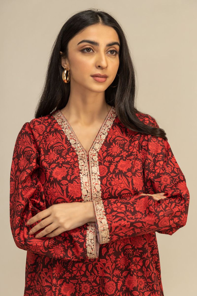 Buy Kurta Embroidered 7.50 USD 1001799825 Khaadi United States