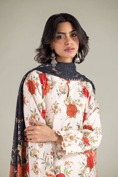 Embroidered | Cambric | Floral Tailored Set | USD 80.00