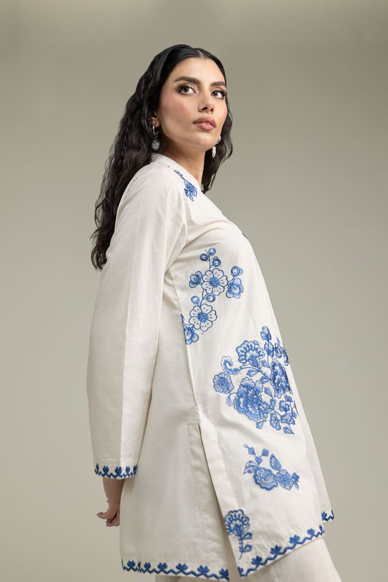 Embroidered | Cambric | Short Cambric Kurta | USD 40.00