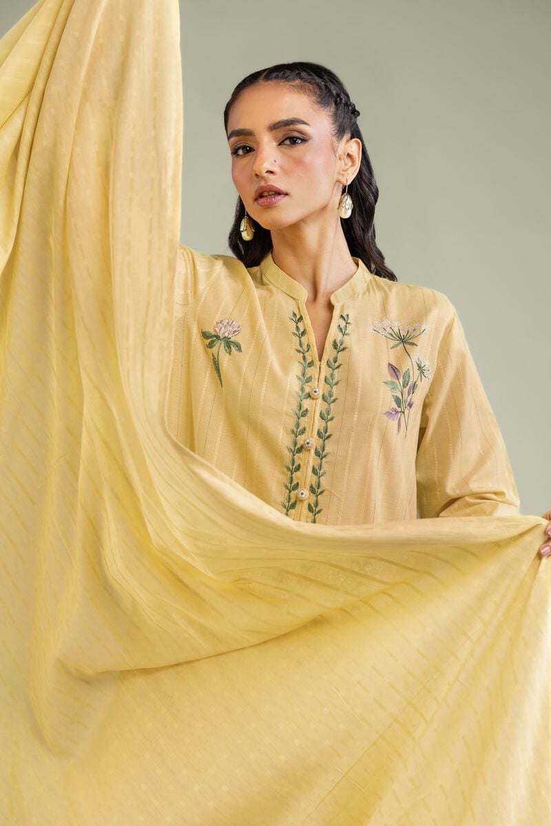 Embroidered | Textured Cotton | Dupatta | USD 30.00