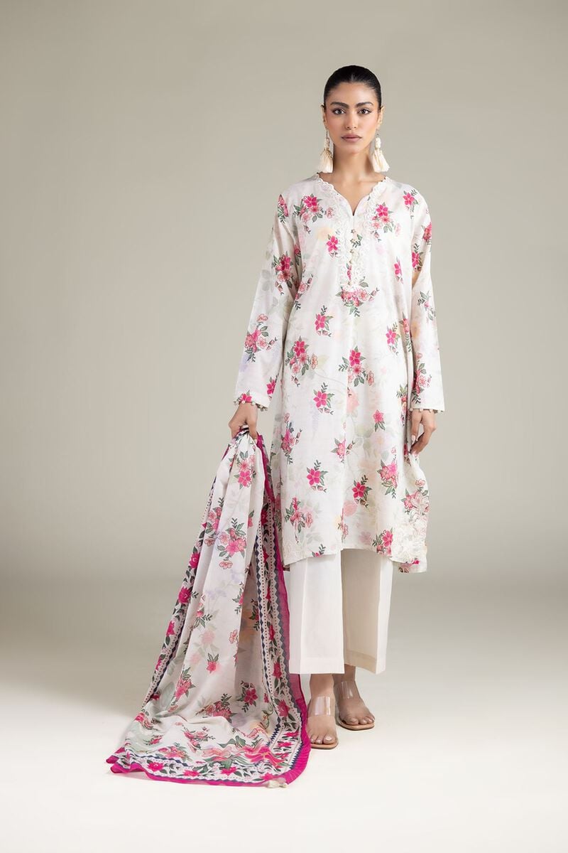 Embroidered | Messuri | Tailored Floral Set | USD 70.00