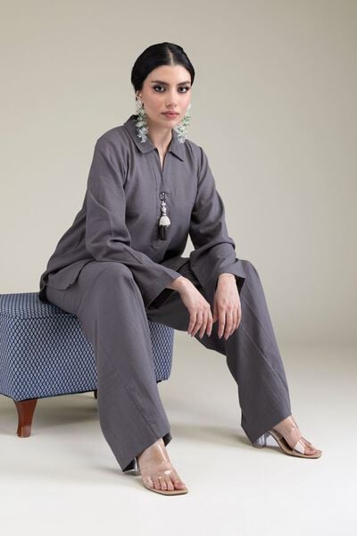 Dyed | Blended Linen | Solid Linen Kurta | USD 35.00