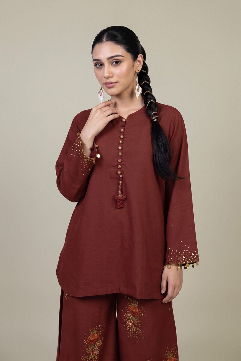 Embroidered | Raw Silk | Raw Silk Kurta | USD 45.00