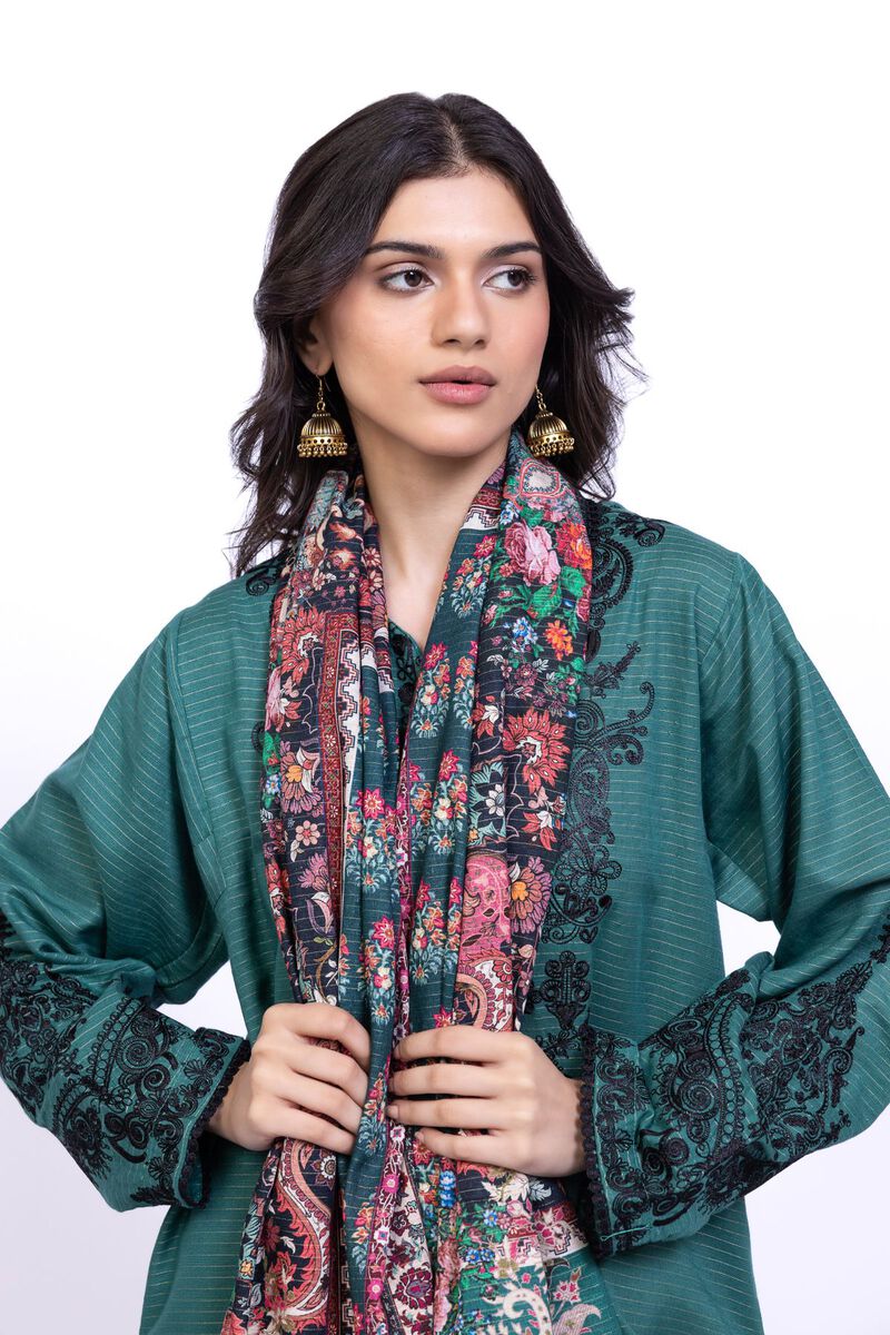 Printed | Mesuri Khaddar | Dupatta | USD 22.00