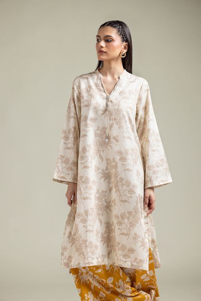 Printed | Cotton Dobby | Floral Longline Kurta | USD 30.00