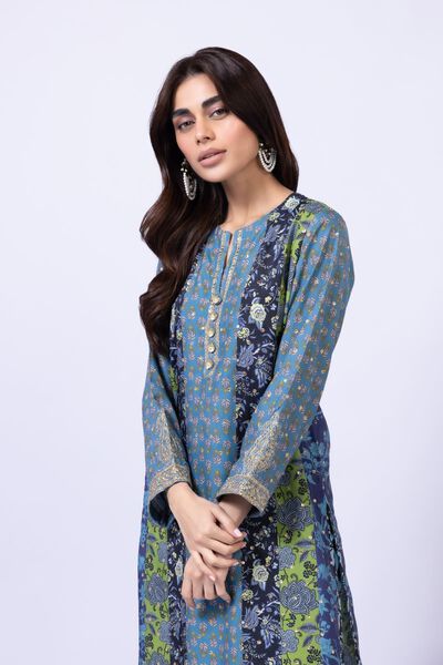 Embroidered | Viscose Oak Silk | Kurta | USD 56.00