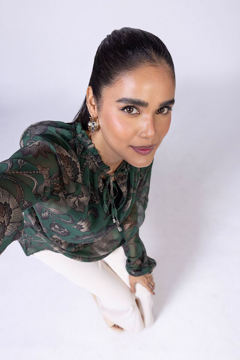 Printed | Georgette Chiffon | Blouse | USD 9.00