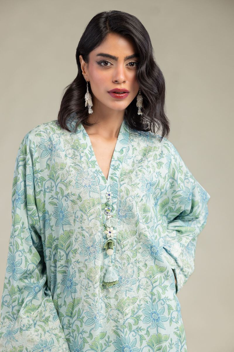 Embroidered | Raw Silk | Kurta | USD 60.00