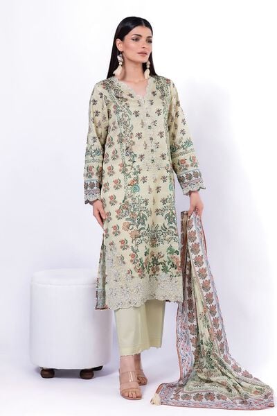 Embroidered | Lawn | Fabrics 3 Piece | USD 25.00