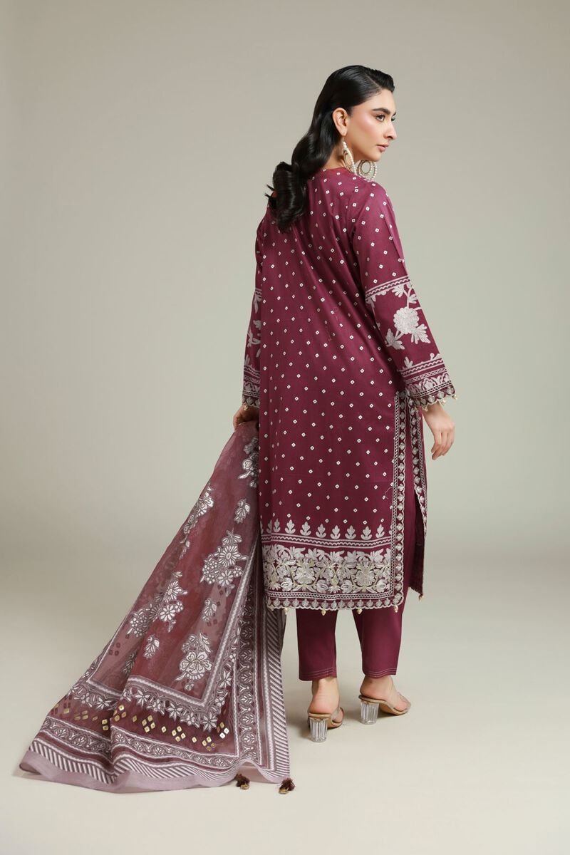 Embroidered | Cambric | Cambric 3-piece Tailored  | USD 85.00