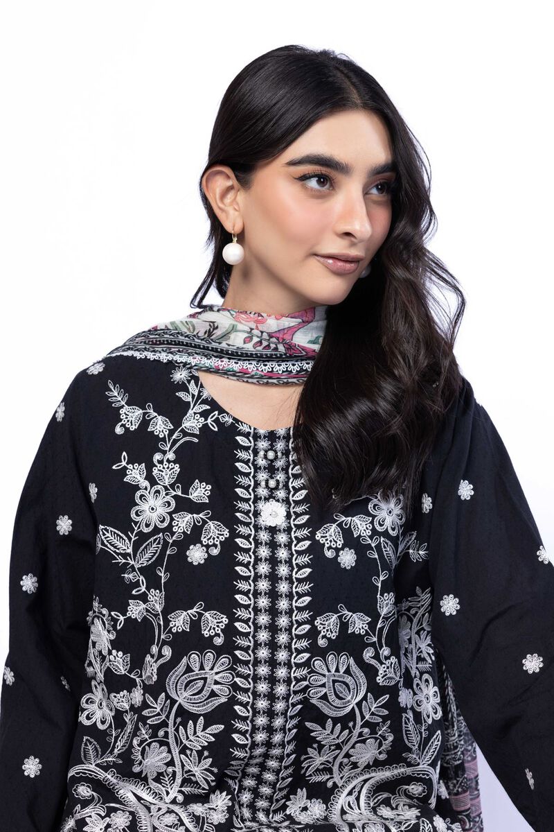 Embroidered | Cotton Dobby | Tailored 3 Piece | USD 75.00