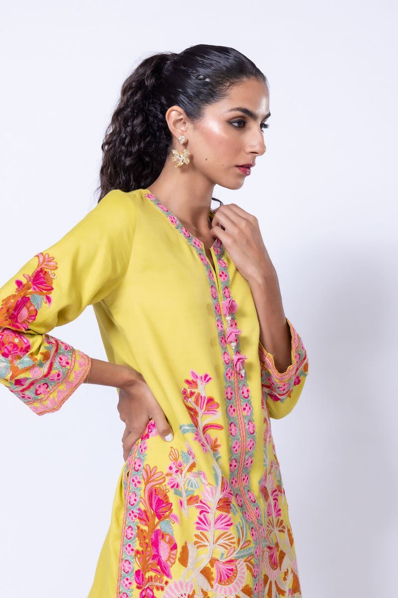 Embroidered | Raw Silk | Kurta | USD 30.00