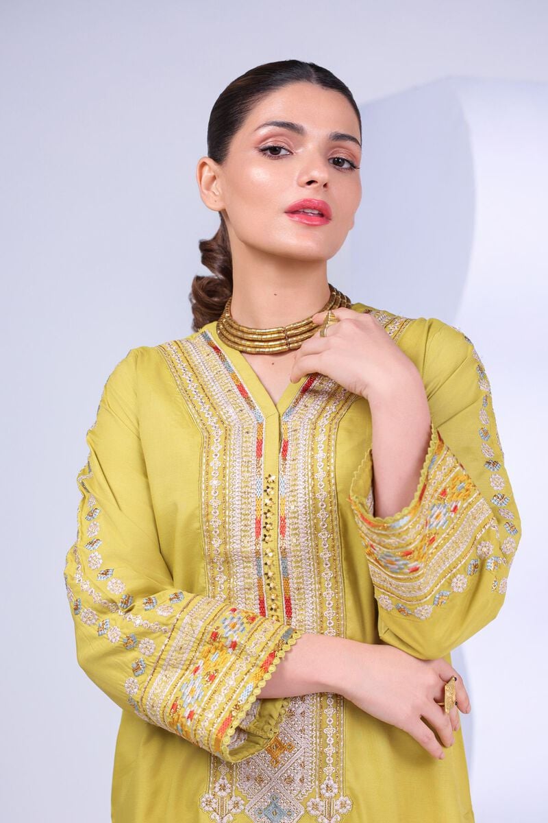 Embroidered | Russian Raw Silk | Kurta | USD 25.00