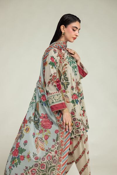 Embroidered | Mesuri | Floral Beige Dupatta | USD 30.00