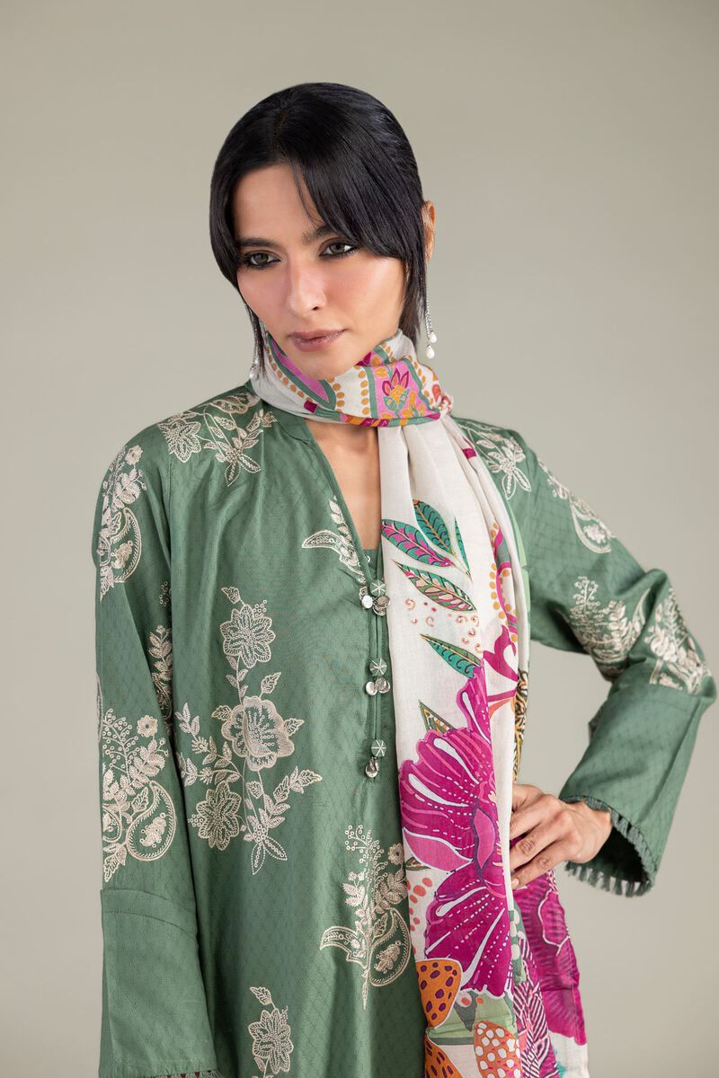 Embroidered | Lawn | Lawn Floral Dupatta | USD 30.00