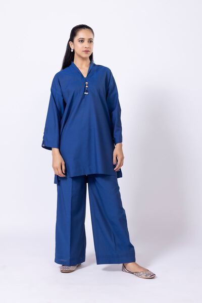 Dyed | Chambray | Kurta | USD 12.50