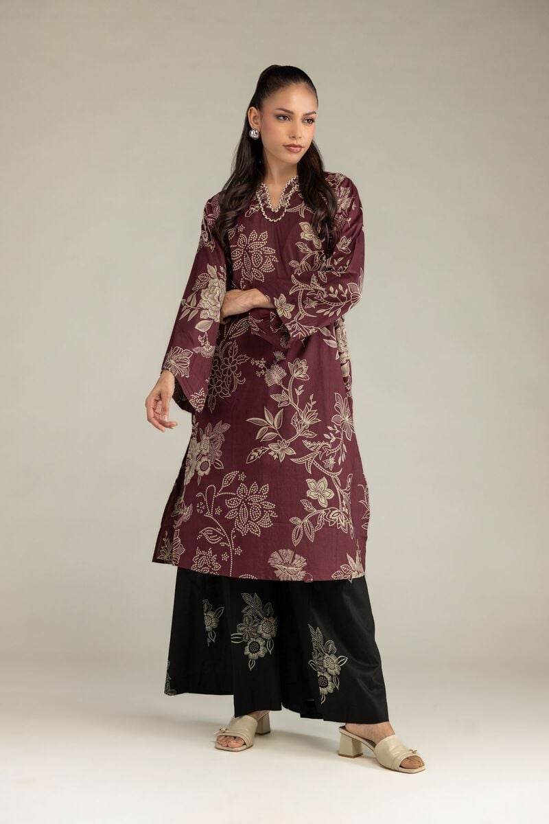 Printed | Cambric | Cambric Floral Kurta | USD 35.00