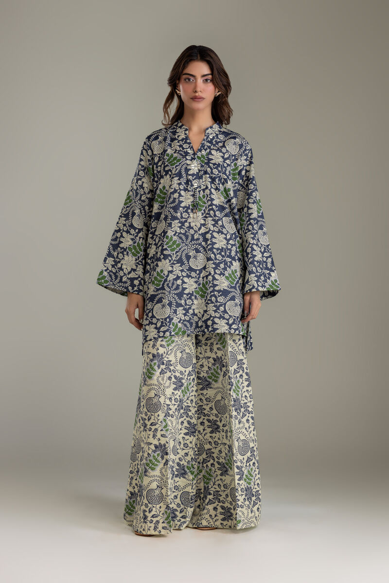 Printed | Light Khaddar | Spring Floral Pants | USD 30.00