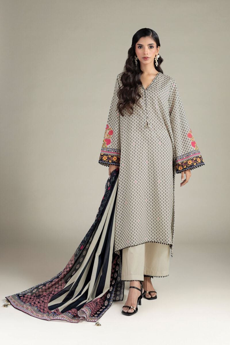 Printed | Cambric | Ready-Made 3-Piece Set | USD 65.00