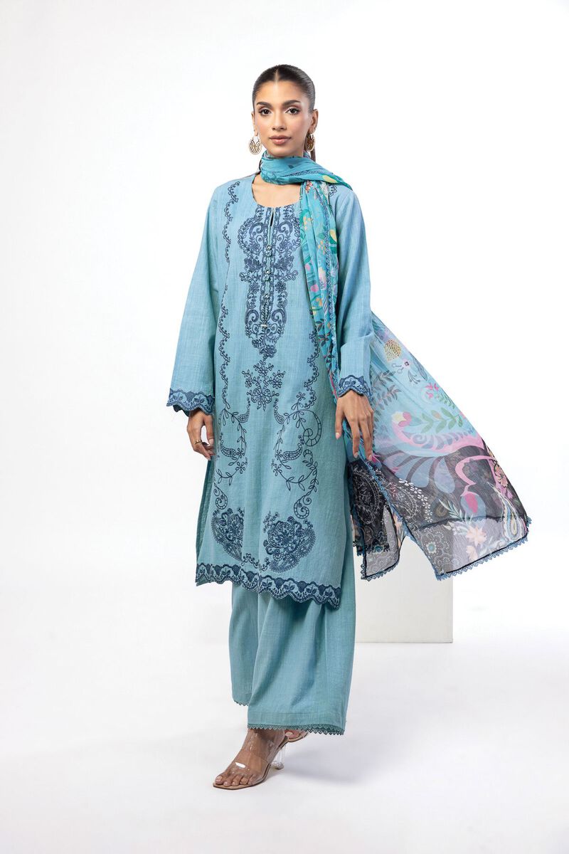 Embroidered | Crosshatch | Tailored 3 Piece | USD 32.50